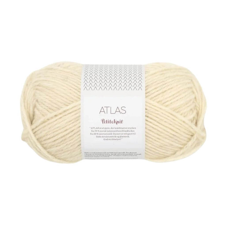 Sandnes Garn 1016 - milk melange Sandnes Garn Atlas by PetiteKnit Lieblingsgarn