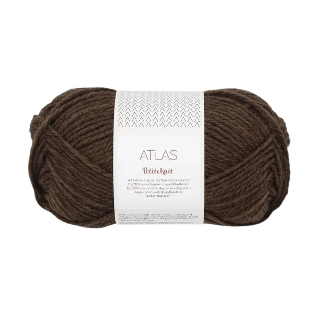 Sandnes Garn 2381  coffee melange Sandnes Garn Atlas by PetiteKnit Lieblingsgarn