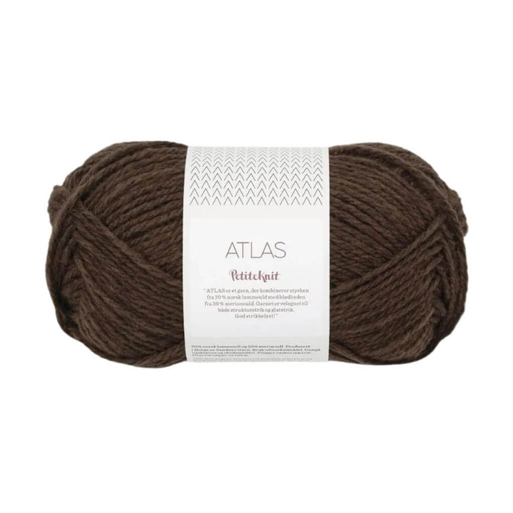 Sandnes Garn 2381  coffee melange Sandnes Garn Atlas by PetiteKnit Lieblingsgarn