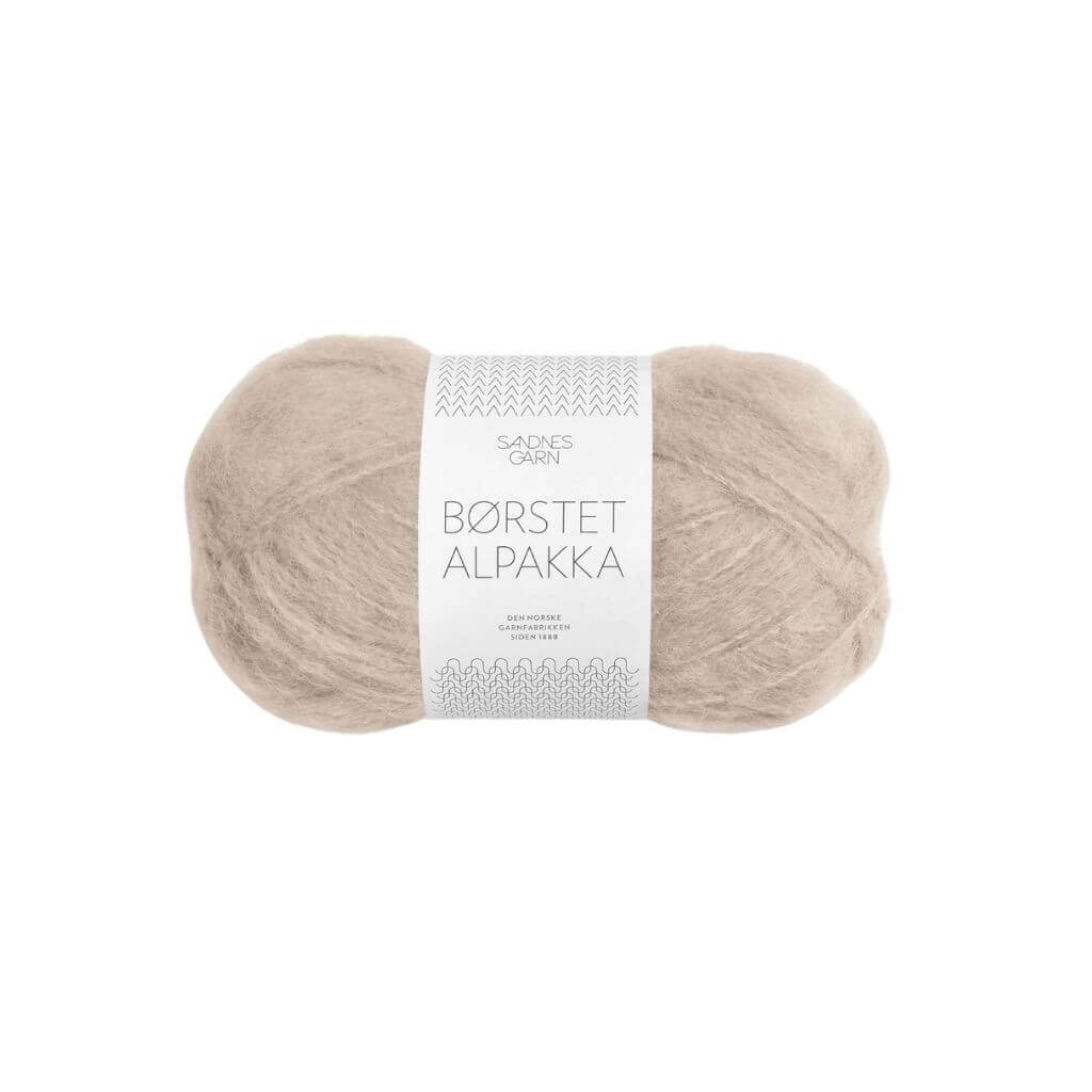 Sandnes Garn 3021 - Beige Sandnes Børstet Alpakka - 50g Lieblingsgarn