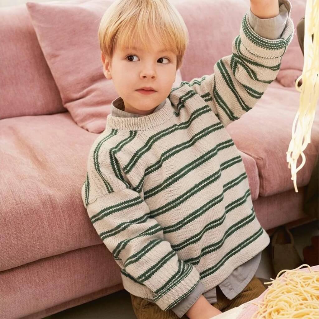 Sandnes Garn Pattern Pullover Aron Sweater Junior Strickanleitung - Sandnes Garn (Heft) Lieblingsgarn
