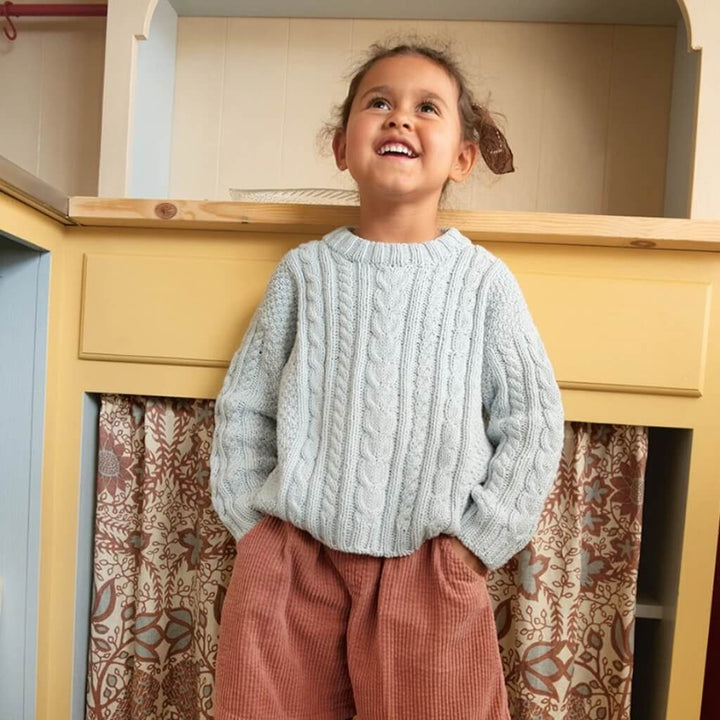 Sandnes Garn Pattern Kinderpullover Caspian Sweater Junior Strickanleitung - Sandnes Garn (Heft) Lieblingsgarn