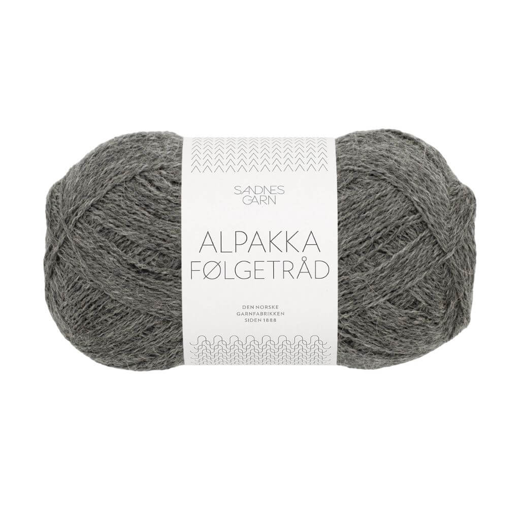 Sandnes Garn Alpakka Følgetråd, Farbe 1053 mork gramelert – Alpaka bei Lieblingsgarn