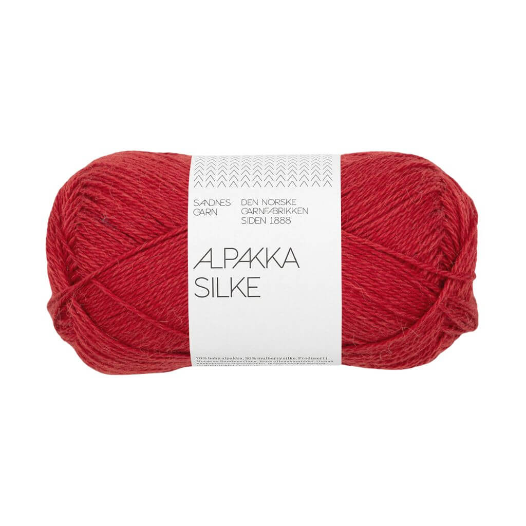 Sandnes Garn 4135 - heritage red Sandnes Garn Alpakka Silke 50 g Lieblingsgarn