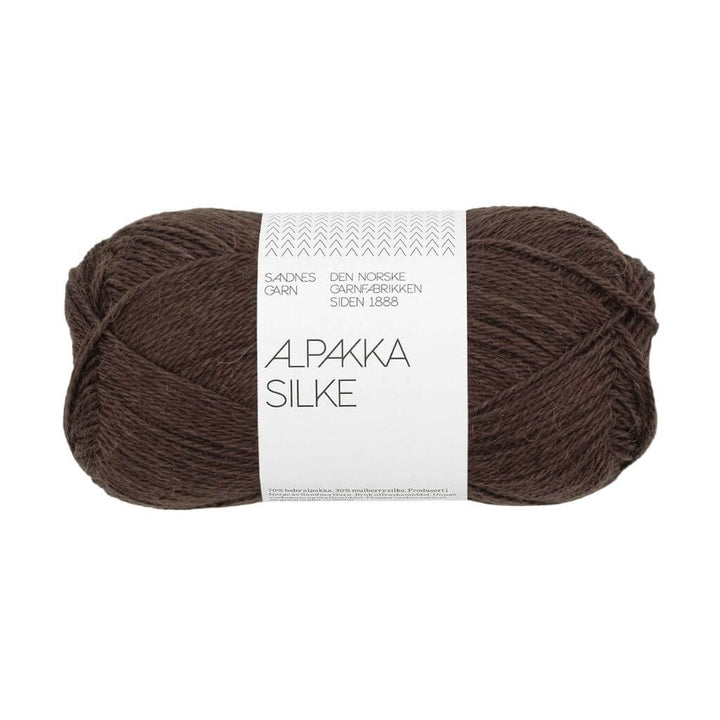 Sandnes Garn 3591 - chocolate plum Sandnes Garn Alpakka Silke 50 g Lieblingsgarn