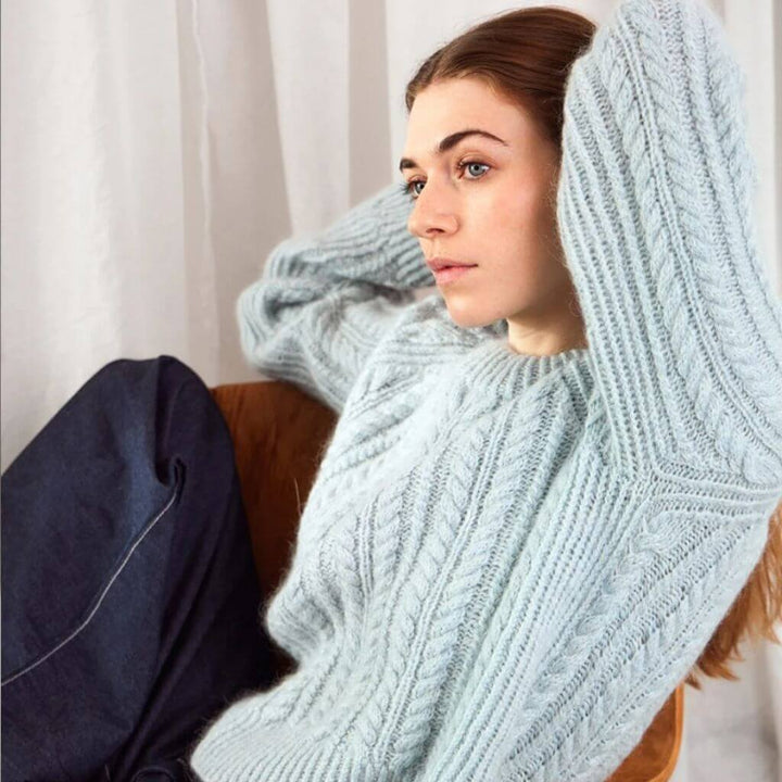 Damenpullover Kaja Anleitung Sandnes ▷