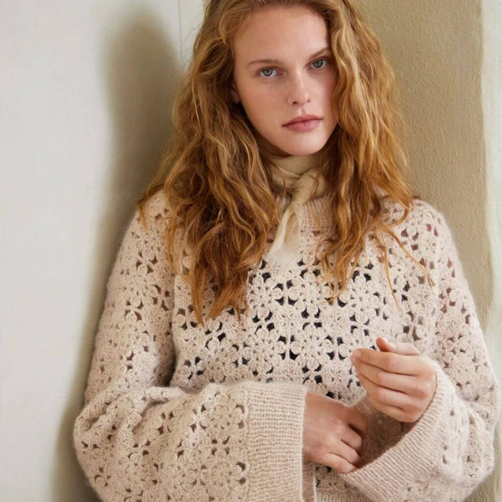 Sandnes Garn Pattern Damen Pullover Fleur Sweater Häkelanleitung - Sandnes Garn (Heft) Lieblingsgarn