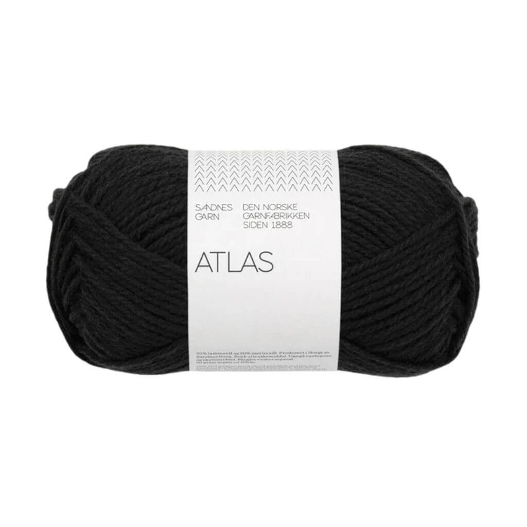 Sandnes Garn 1099 - black Sandnes Garn Atlas 50g Lieblingsgarn