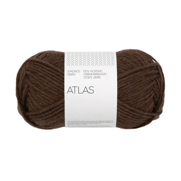 Sandnes Garn 3591 - dark brown mottled Sandnes Garn Atlas 50g Lieblingsgarn
