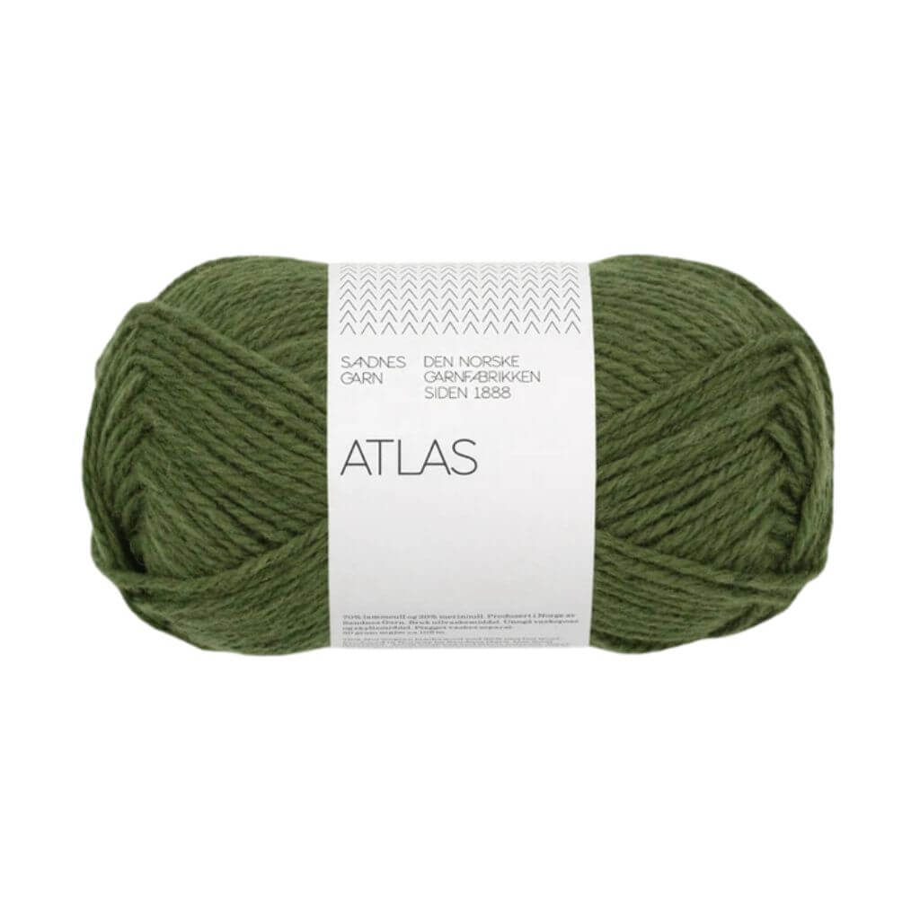 Sandnes Garn 9072 - deep olive green Sandnes Garn Atlas 50g Lieblingsgarn