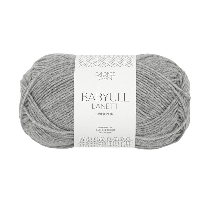 Sandnes Garn 1032 - Lys Gråmel Sandnes Garn Babyull Lanett - 50g Lieblingsgarn