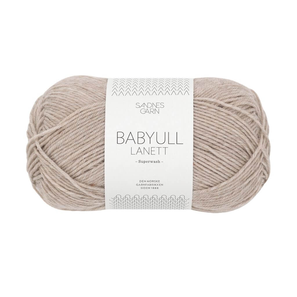 Sandnes Garn 2650 - Gråbeige melert Sandnes Garn Babyull Lanett - 50g Lieblingsgarn