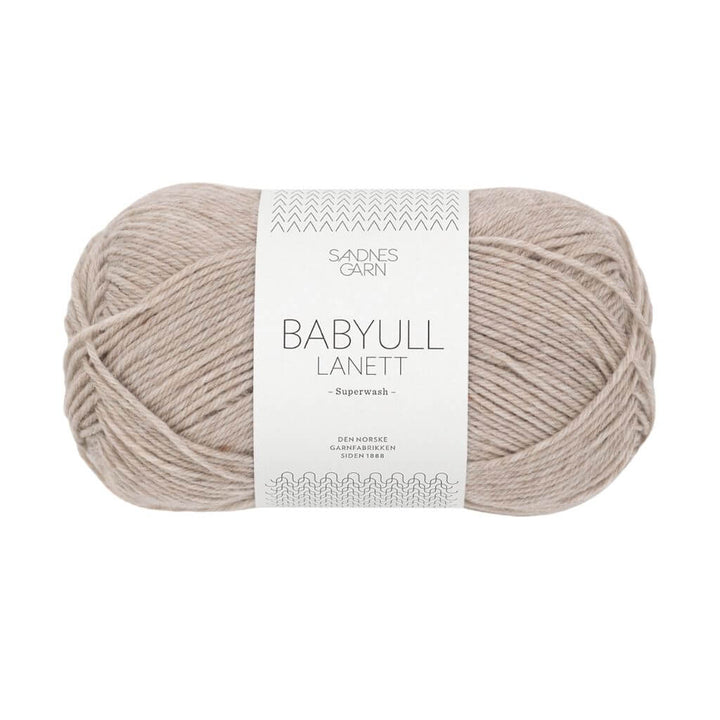Sandnes Garn 2650 - Gråbeige melert Sandnes Garn Babyull Lanett - 50g Lieblingsgarn