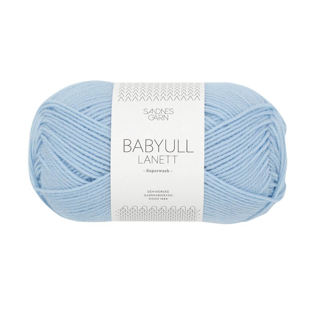 Sandnes Garn 5930 - Lys Blå Sandnes Garn Babyull Lanett - 50g Lieblingsgarn