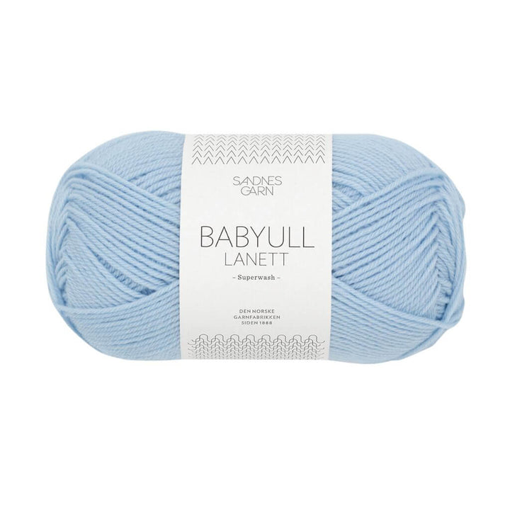 Sandnes Garn 5930 - Lys Blå Sandnes Garn Babyull Lanett - 50g Lieblingsgarn