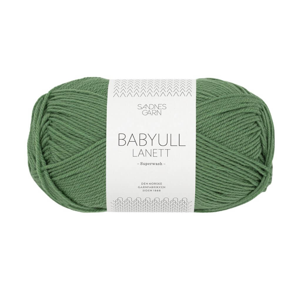 Sandnes Garn 8543 - Grønn Sandnes Garn Babyull Lanett - 50g Lieblingsgarn