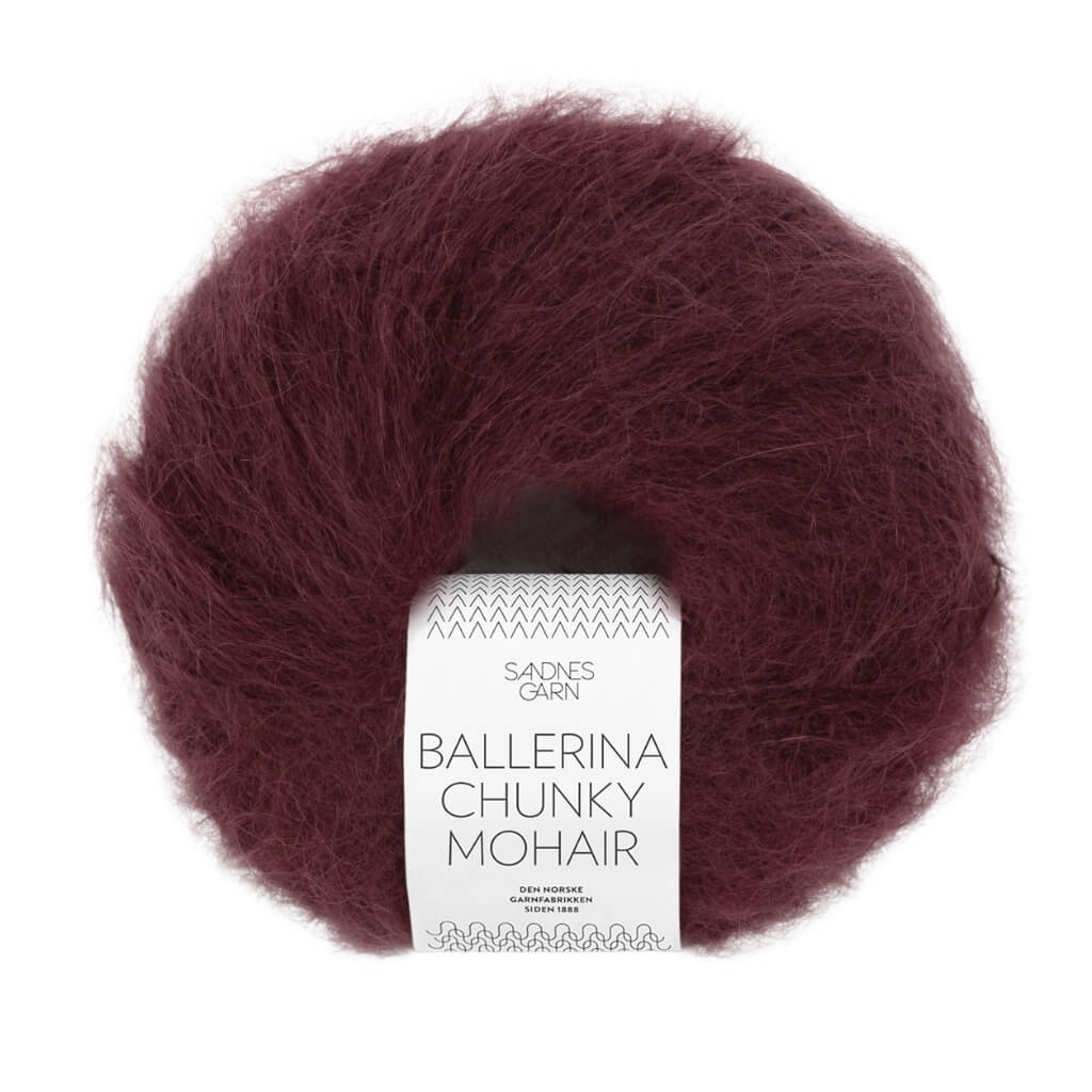 Sandnes Garn 4372 - dyp burgunder Sandnes Garn Ballerina Chunky Mohair Lieblingsgarn