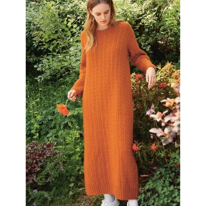 Sandnes Garn Zopfmuster Bonnie Dress Strickanleitung - Sandnes Garn (Heft) Lieblingsgarn