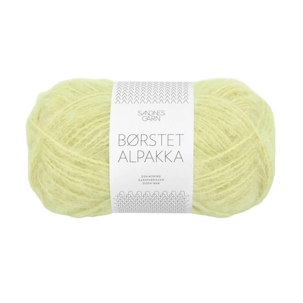 Sandnes Garn 9523 - lime punch Sandnes Børstet Alpakka - 50g Lieblingsgarn
