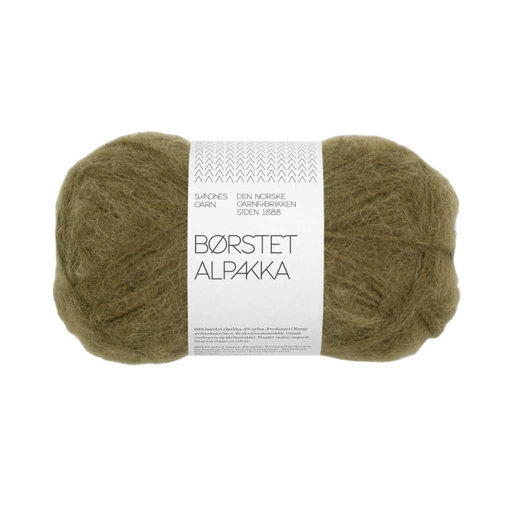 Sandnes Garn 9873 - dark olive Sandnes Børstet Alpakka - 50g Lieblingsgarn