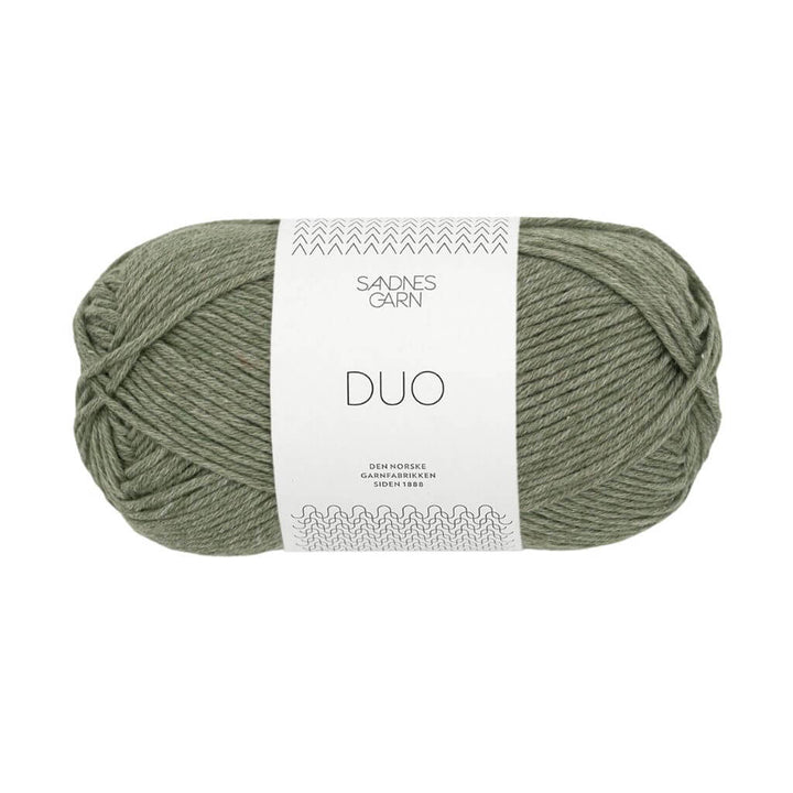 Sandnes Garn 9551 - Støvet Mosegrønn Sandnes Garn Duo - 50g Lieblingsgarn