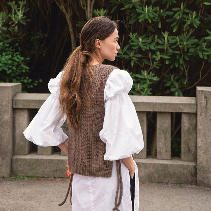 Sandnes Garn Pattern Damen Pullunder Helle Slipover Strickanleitung - Sandnes Garn (Heft) Lieblingsgarn