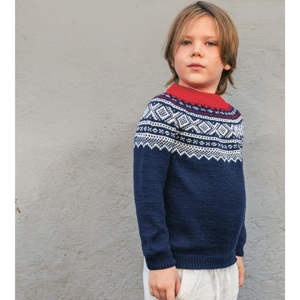 Sandnes Garn Marius Genser Junior Einzelanleitung - Sandnes Garn (Heft) Lieblingsgarn