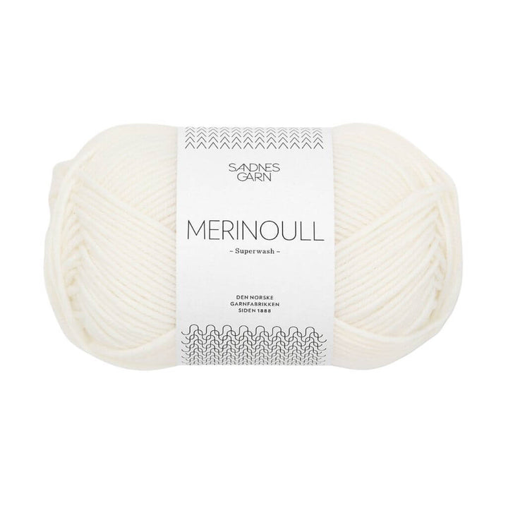 Sandnes Garn 1001 - Optisk Hvit Sandnes Garn Merinoull - 50g Lieblingsgarn
