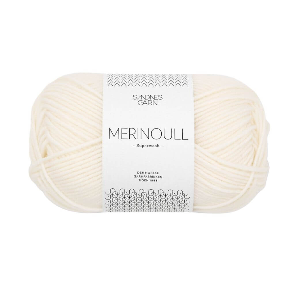 Sandnes Garn 1002 - Hvit Sandnes Garn Merinoull - 50g Lieblingsgarn