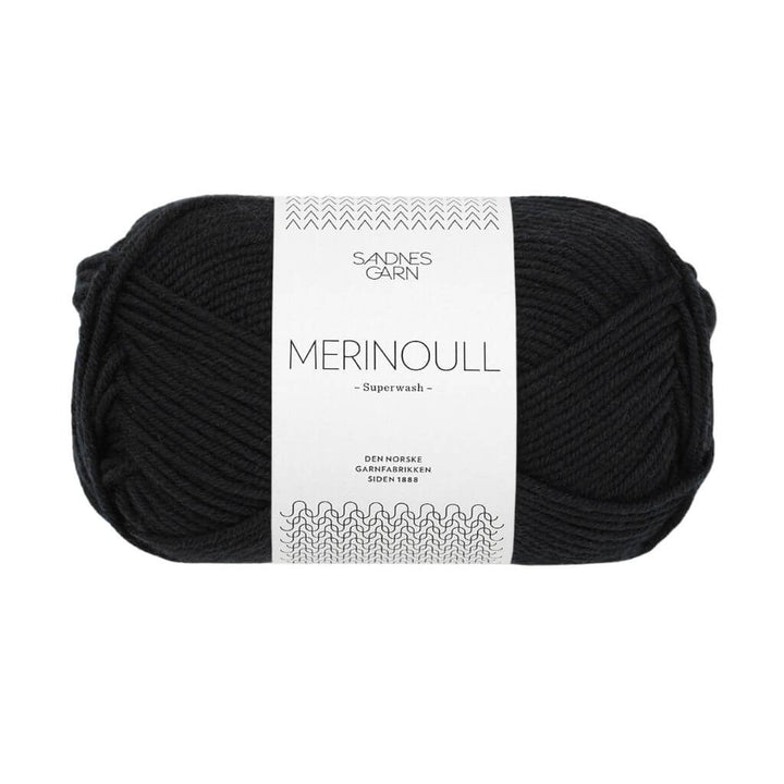 Sandnes Garn 1099 - Sort Sandnes Garn Merinoull - 50g Lieblingsgarn