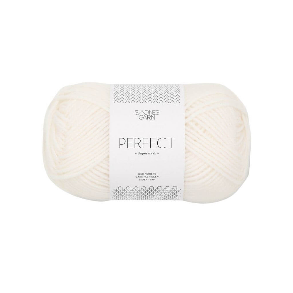 Sandnes Garn 1002 - Hvit Sandnes Garn Perfect 50g Lieblingsgarn