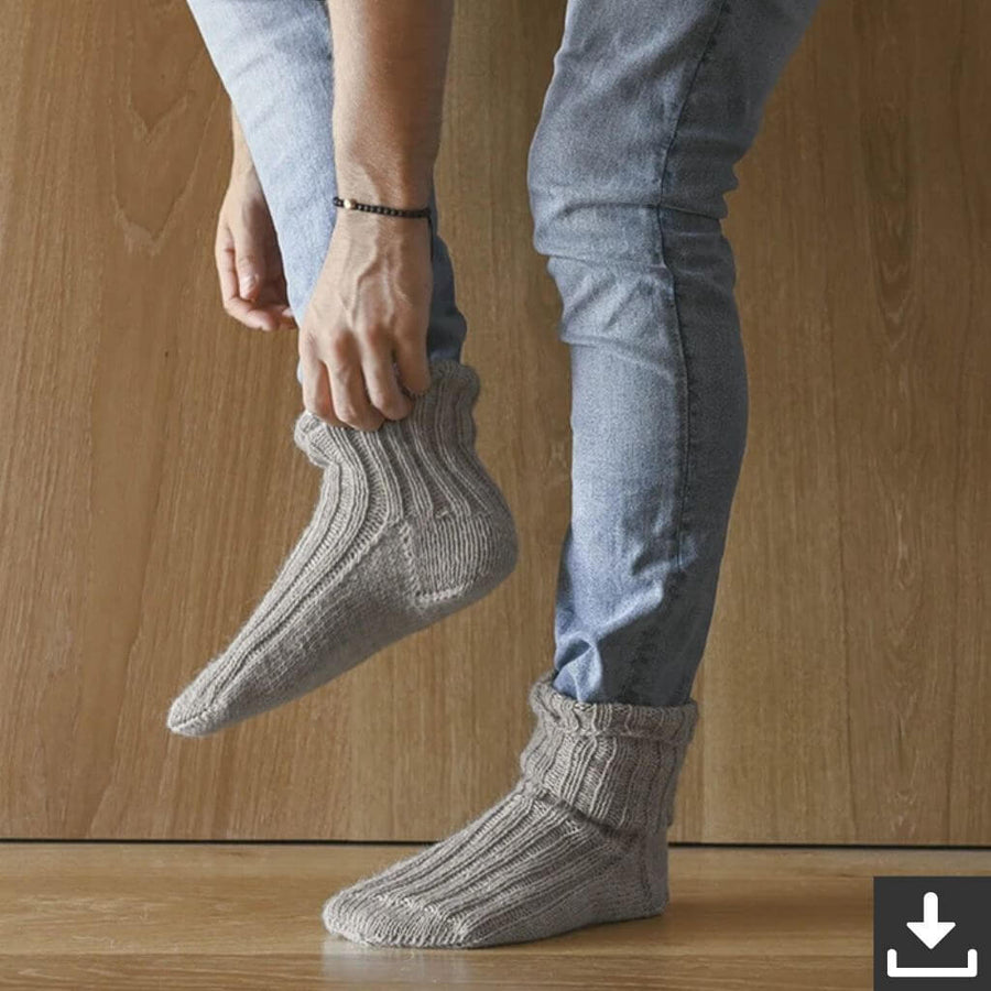 Sandnes Garn Rippensocken klassisch Strickanleitung - Sandnes Garn (PDF) Lieblingsgarn