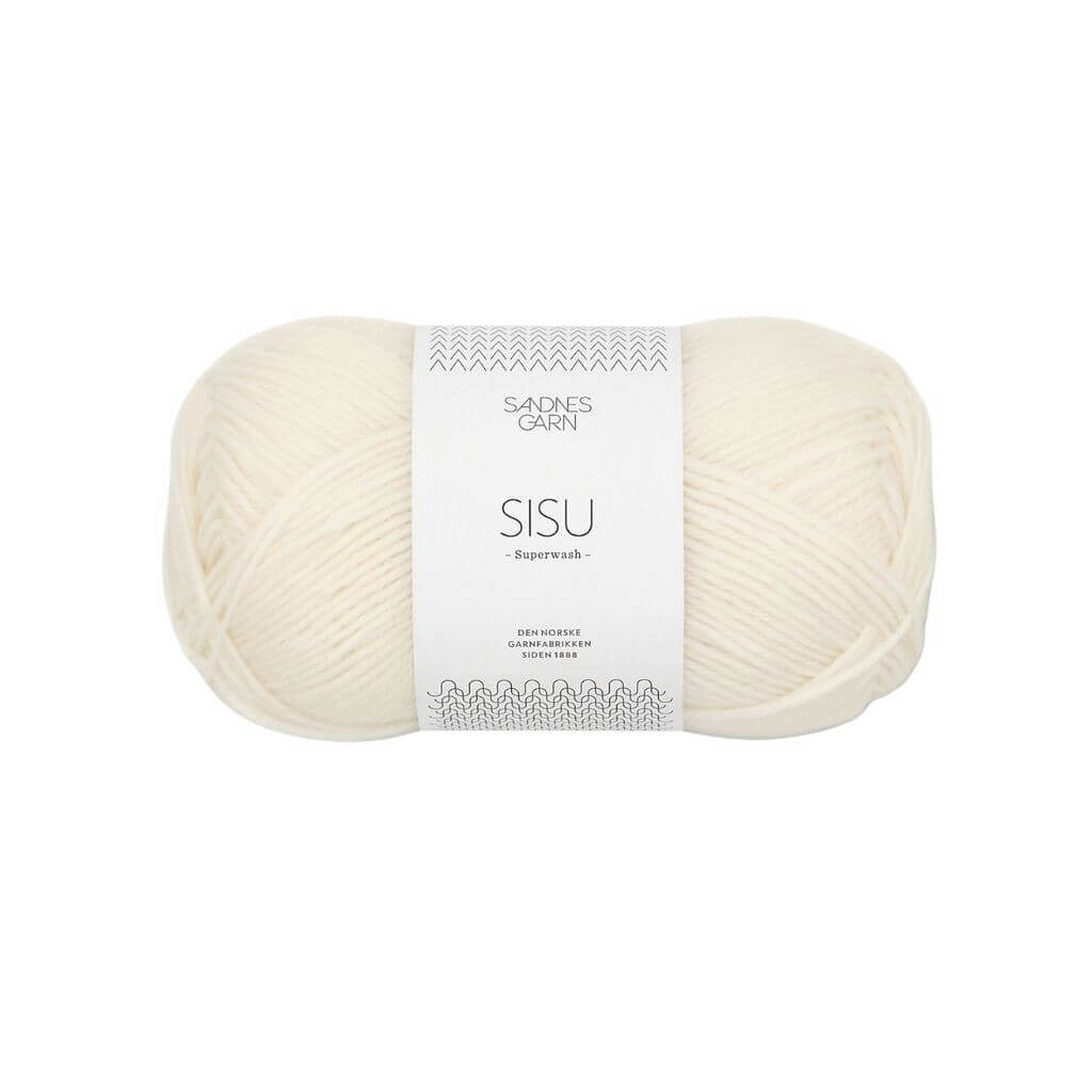 Sandnes Garn 1012 - Natur Sandnes Garn Sisu 50 g - Sockenwolle Superwash Lieblingsgarn