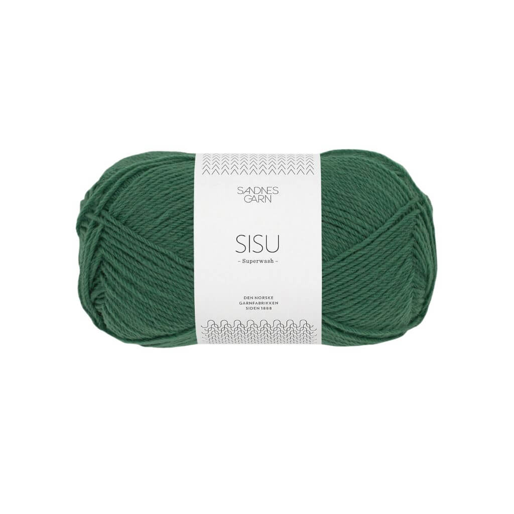 Sandnes Garn 8063 - Mørk Grønn Sandnes Garn Sisu 50 g - Sockenwolle Superwash Lieblingsgarn