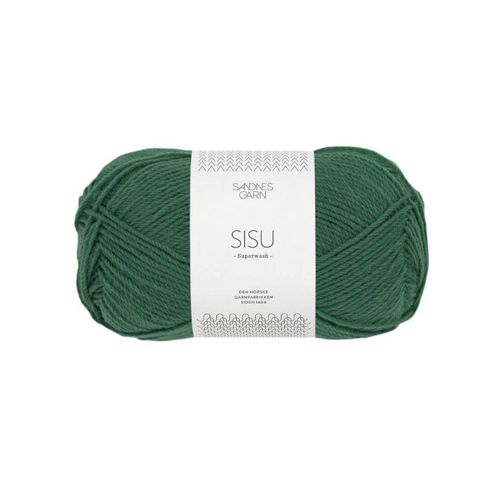 Sandnes Garn 8063 - Mørk Grønn Sandnes Garn Sisu 50 g - Sockenwolle Superwash Lieblingsgarn