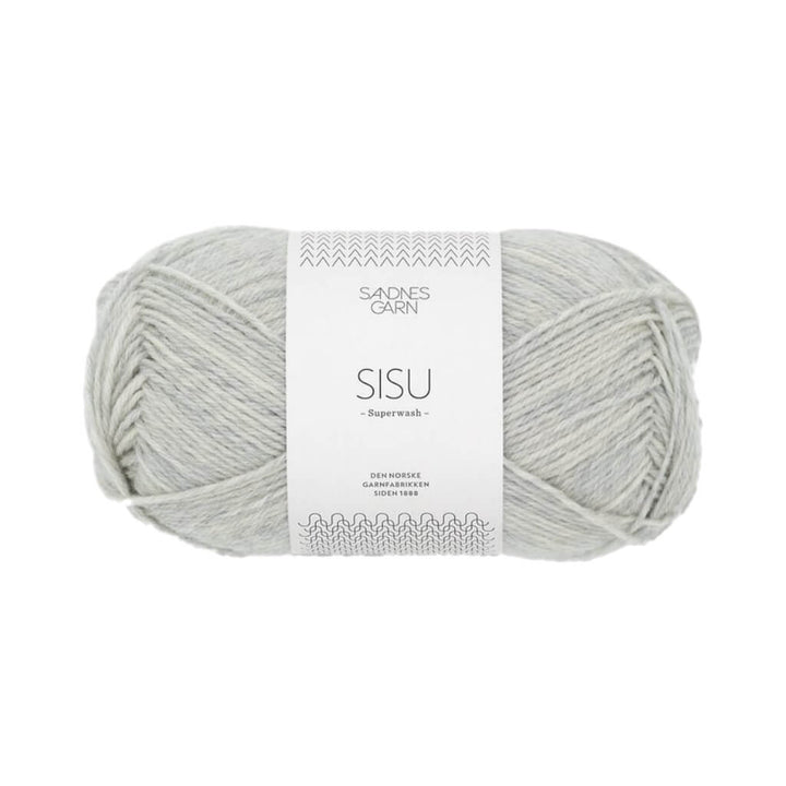 Sandnes Garn Sisu 50 g - Sockenwolle Superwash 1032 - Lys Gråmel Lieblingsgarn