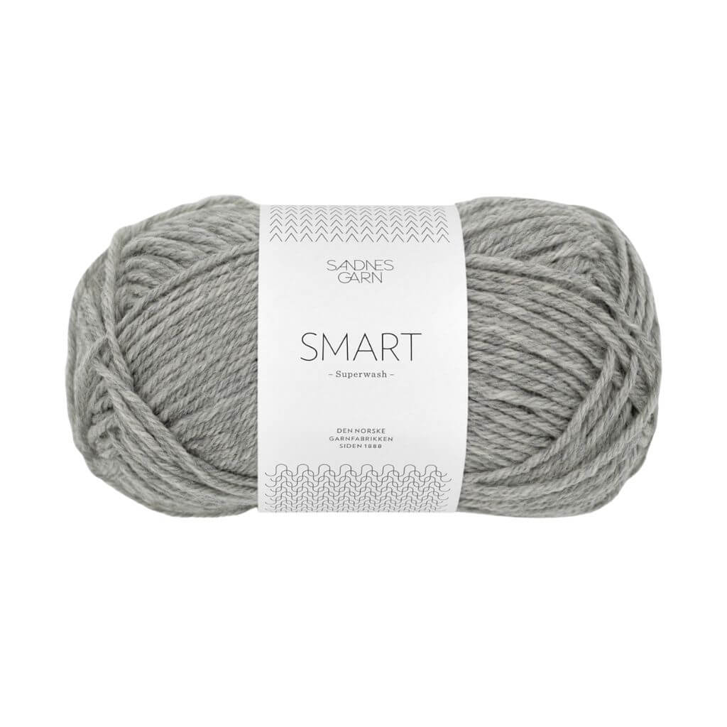 Sandnes Garn 1042 - Gråmelert Sandnes Garn Smart - 50g Lieblingsgarn