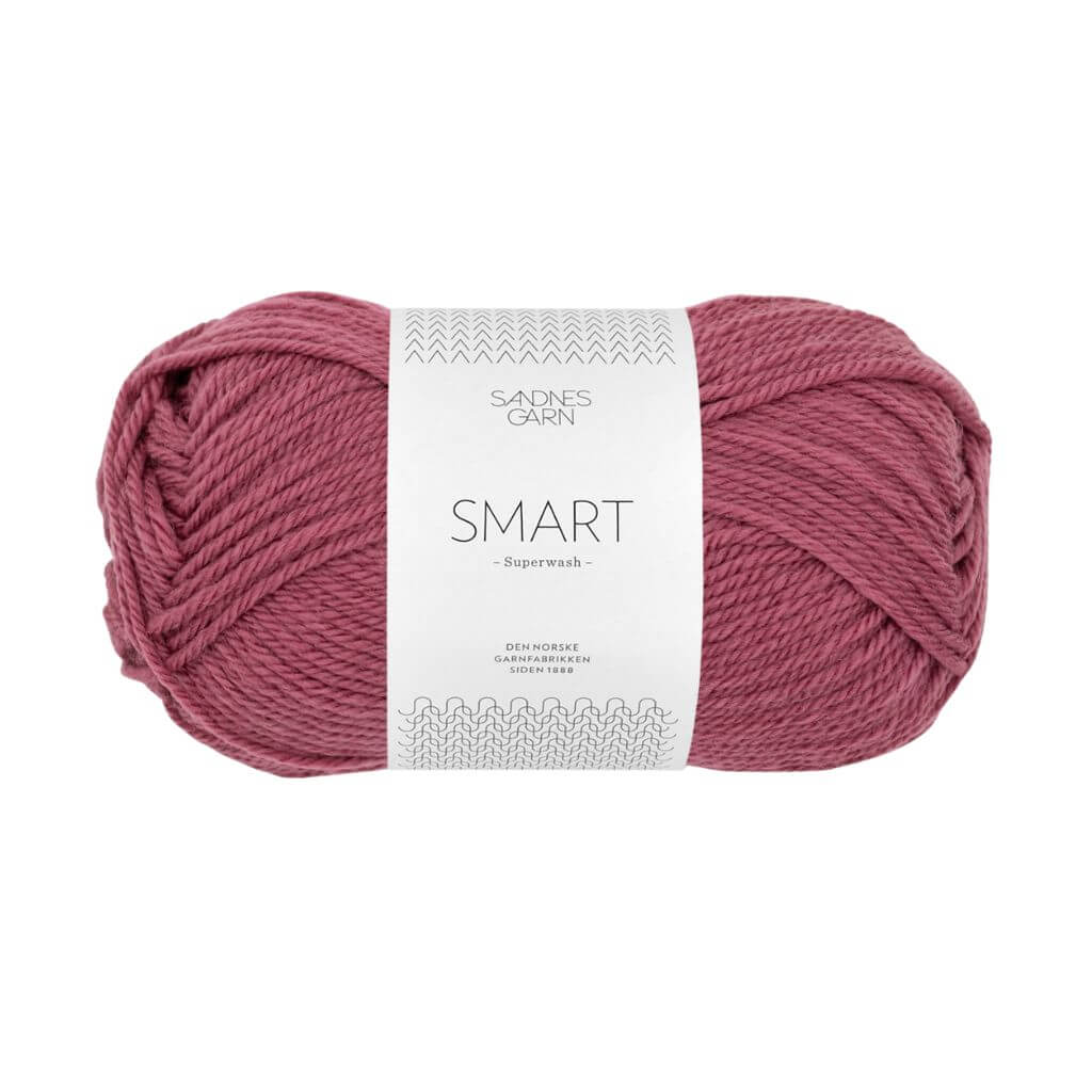 Sandnes Garn 4244 - Mørk Gammelrosa Sandnes Garn Smart - 50g Lieblingsgarn