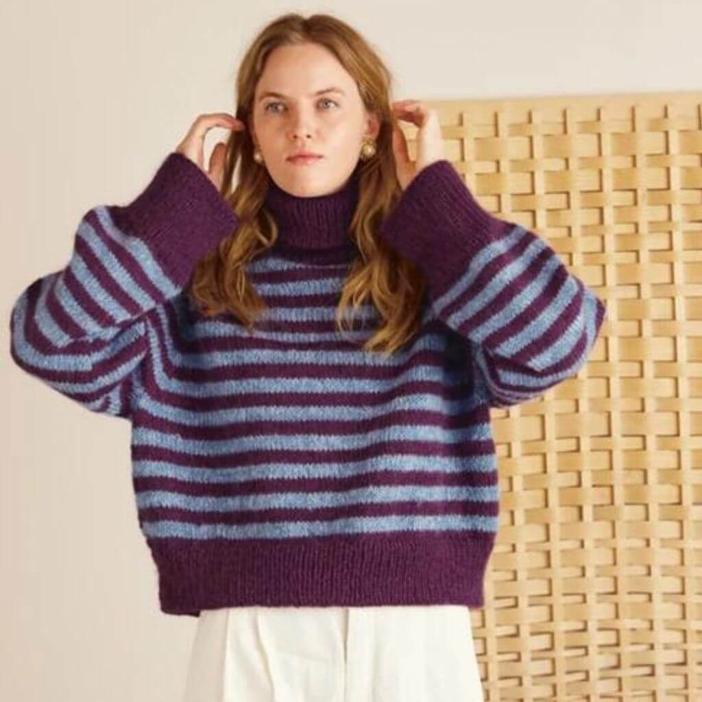 Sandnes Garn Pattern Gestreifter Pullover South Sweater Strickanleitung - Sandnes Garn (Heft) Lieblingsgarn