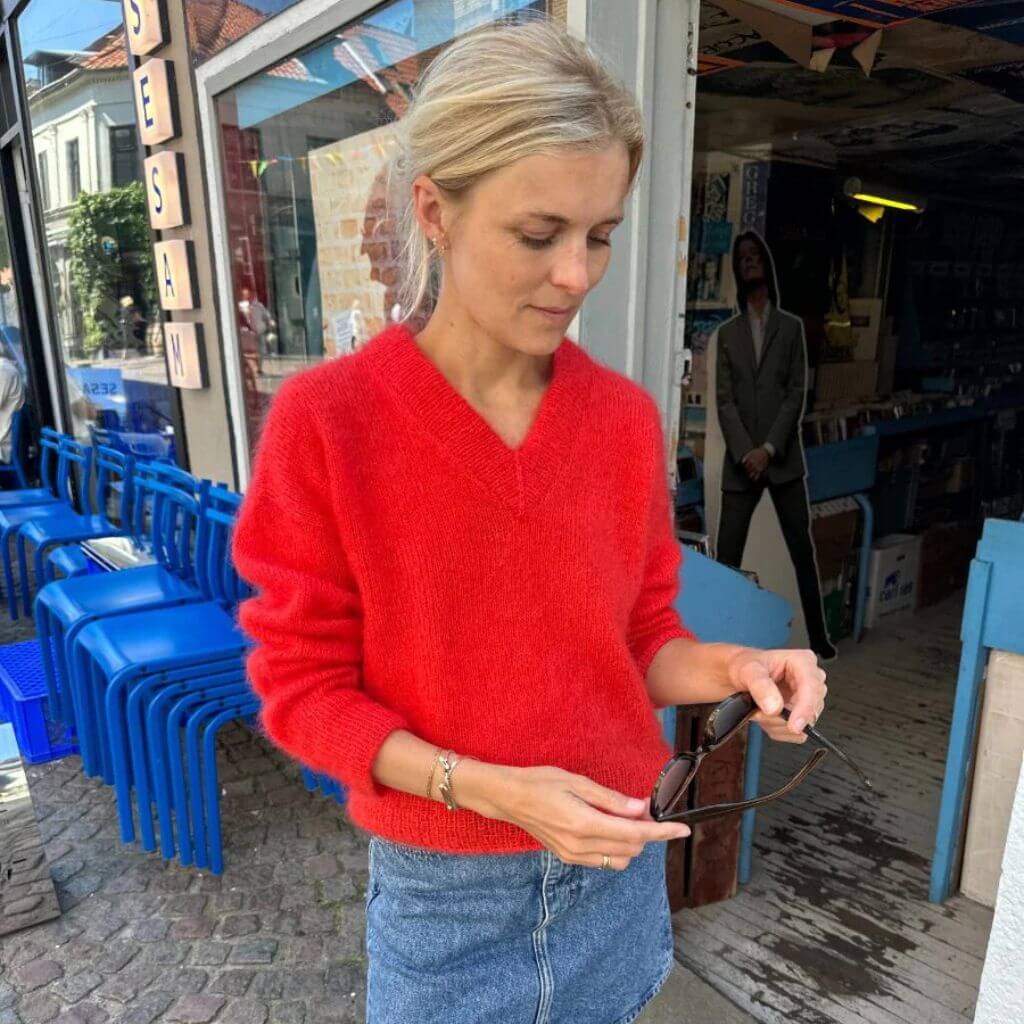 PetiteKnit Pattern Stockholm Sweater V-Ausschnitt Strickanleitung - PetiteKnit (Heft) Lieblingsgarn