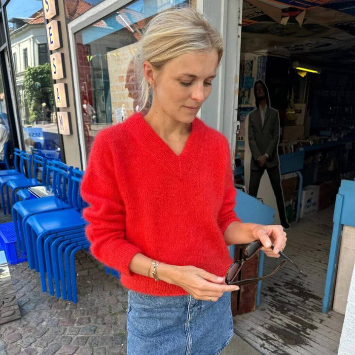 PetiteKnit Pattern Stockholm Sweater V-Ausschnitt Strickanleitung - PetiteKnit (Heft) Lieblingsgarn