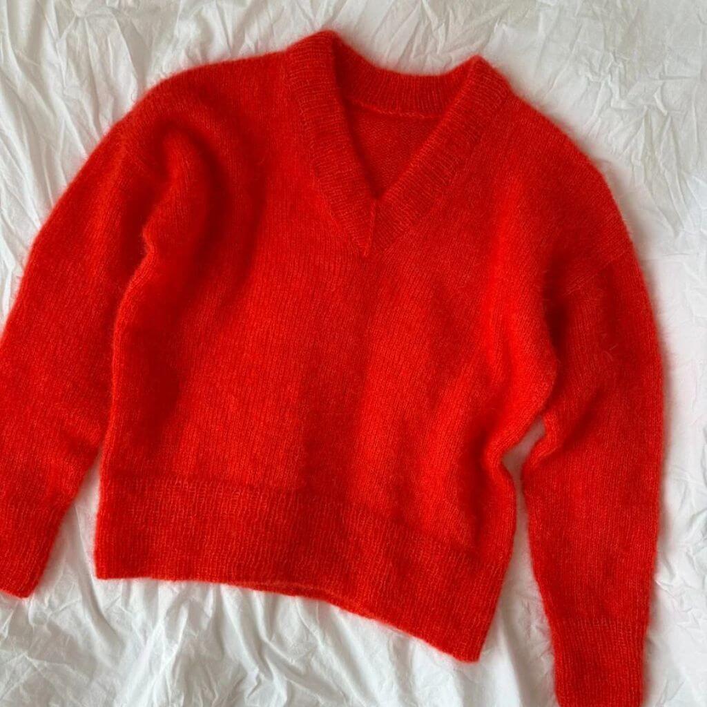 PetiteKnit Pattern Stockholm Sweater V-Ausschnitt Strickanleitung - PetiteKnit (Heft) Lieblingsgarn