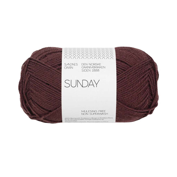 Sandnes Garn 4381 - dark fudge Sandnes Garn Sunday - 50g Lieblingsgarn