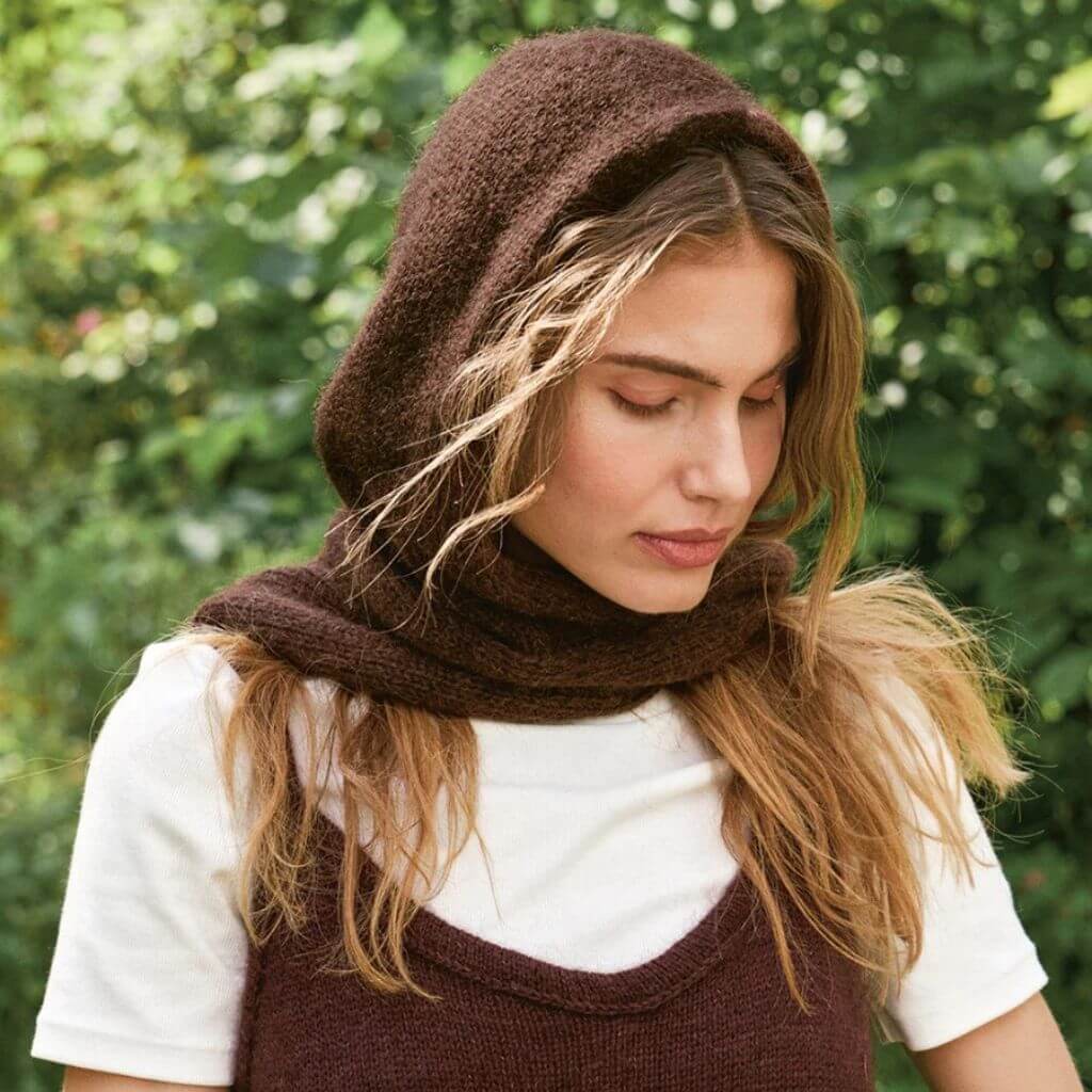 Sandnes Garn Tie The Hood Schal Strickanleitung - Sandnes Garn (Heft) Lieblingsgarn