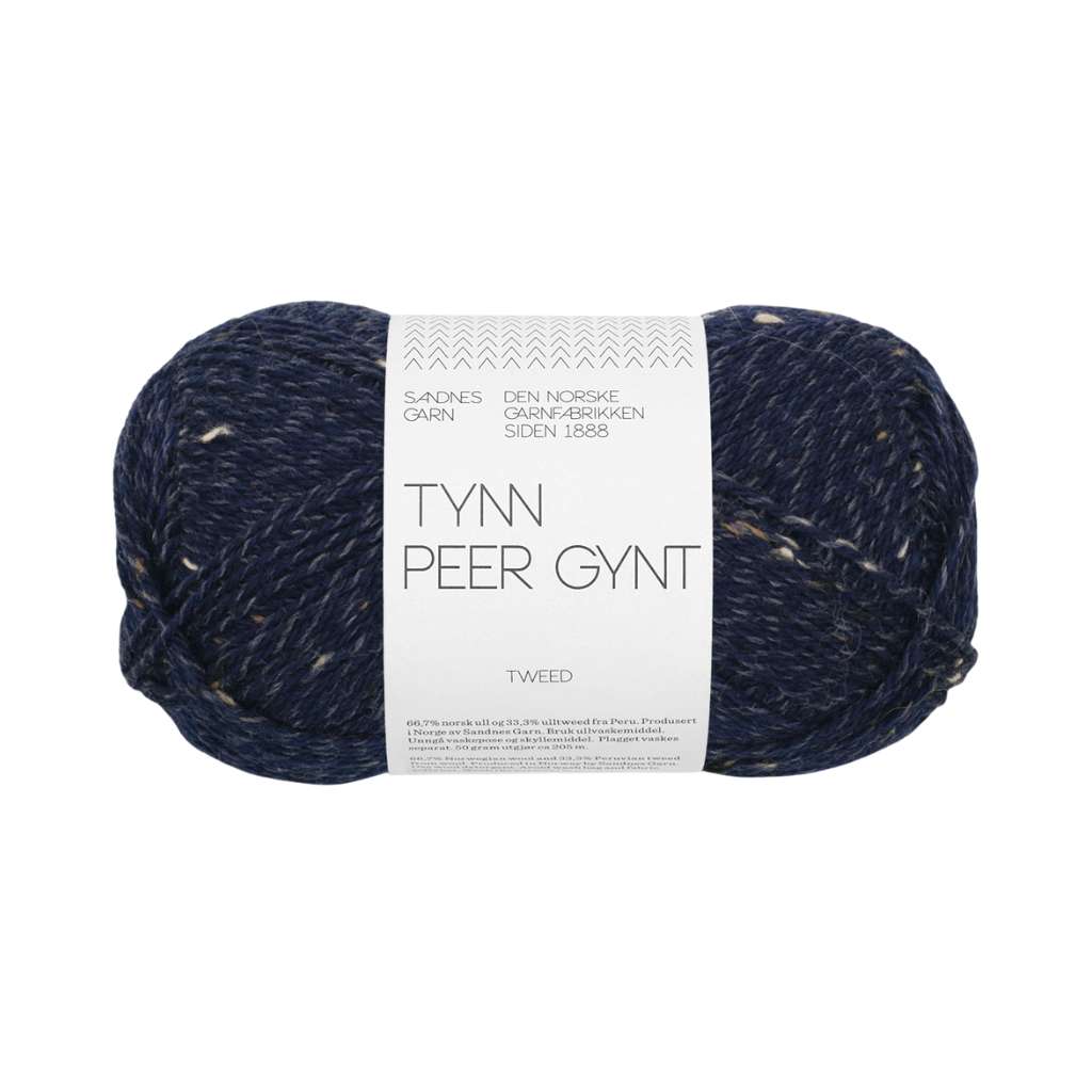 Sandnes Garn 5585 - marinebla tweed Sandnes Garn Tynn Peer Gynt Lieblingsgarn