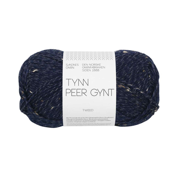 Sandnes Garn 5585 - marinebla tweed Sandnes Garn Tynn Peer Gynt Lieblingsgarn