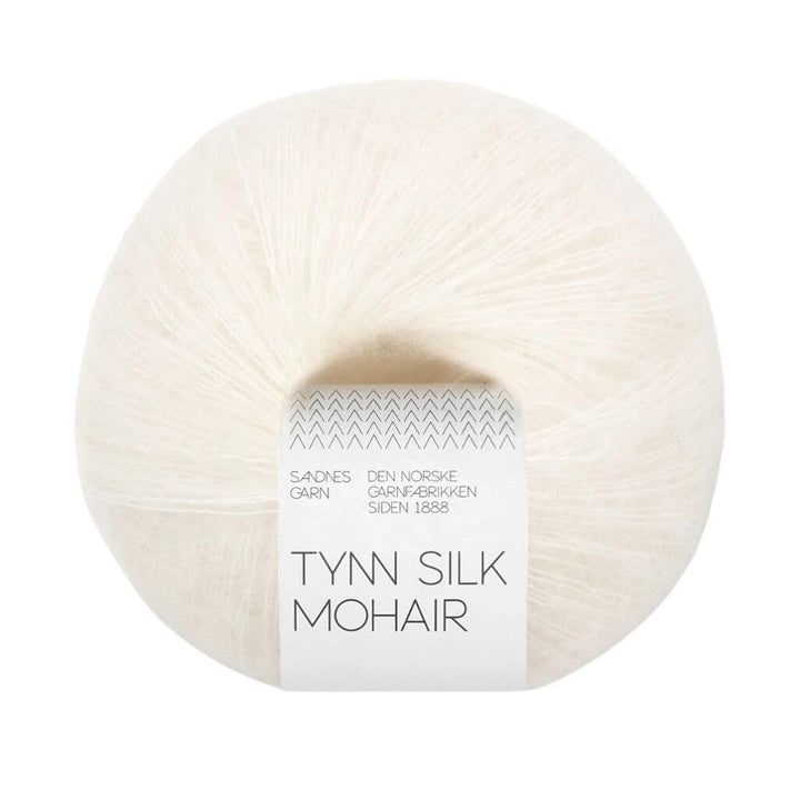 Sandnes Garn 1001 - white Sandnes Garn Tynn Silk Mohair Lieblingsgarn