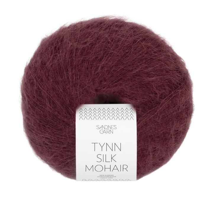 Sandnes Garn 4372 - dyp burgunder Sandnes Garn Tynn Silk Mohair 25 g Lieblingsgarn