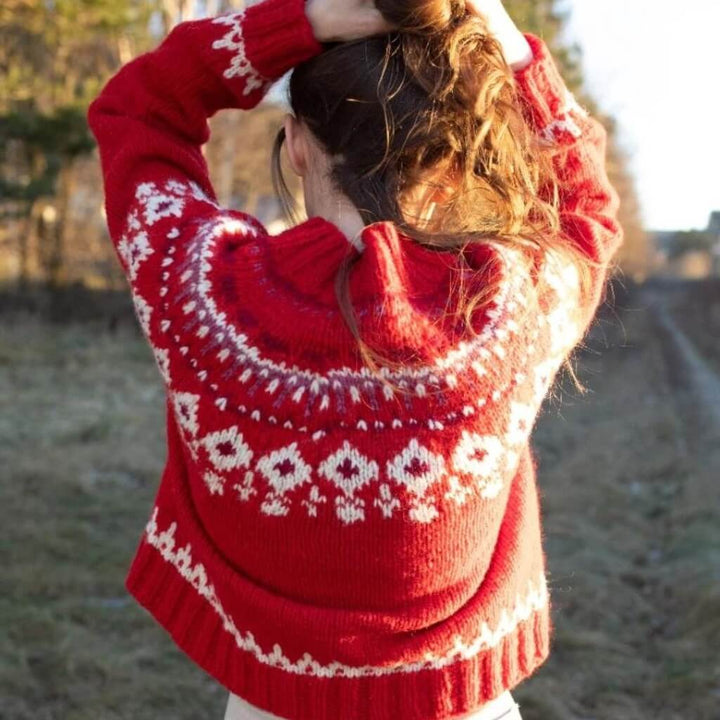 Sandnes Garn Pattern Weihnachtlicher Damen Pullover Strickanleitung - Sandnes Garn (PDF) Lieblingsgarn