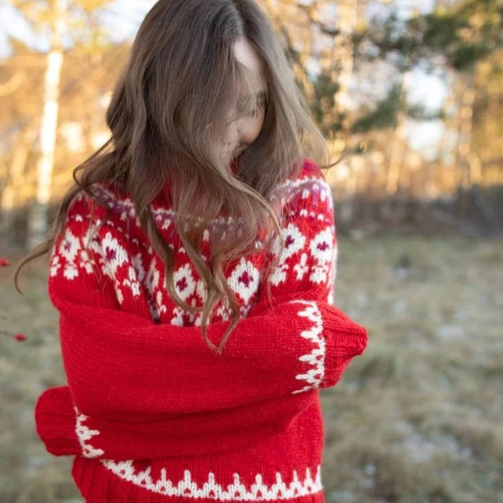 Sandnes Garn Pattern Weihnachtlicher Damen Pullover Strickanleitung - Sandnes Garn (PDF) Lieblingsgarn